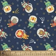 thumbnail image 1 of Space Kids Flannel Fabric, 1 of 1