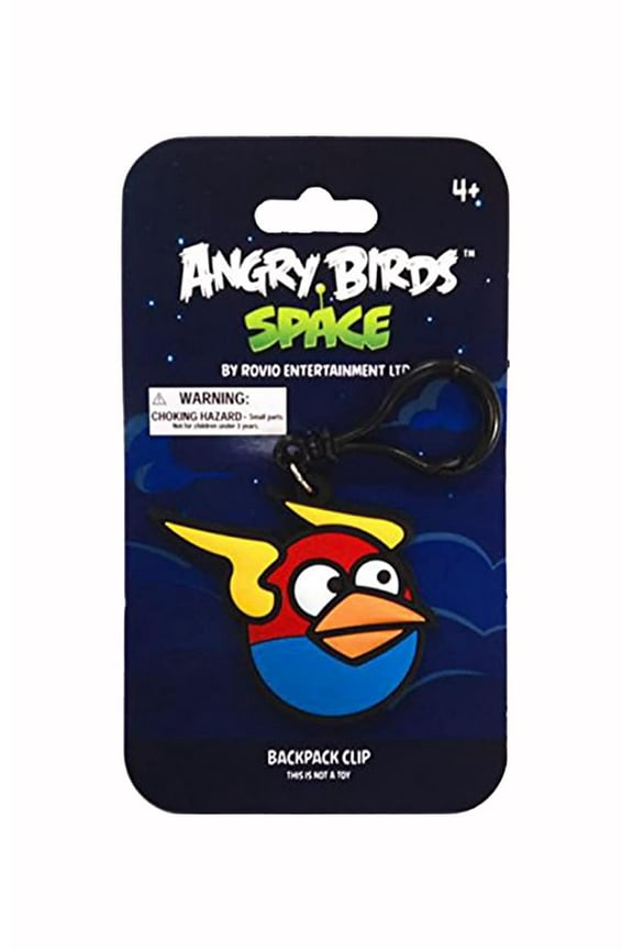 Space Lightning Bird PVC Backpack Clip
