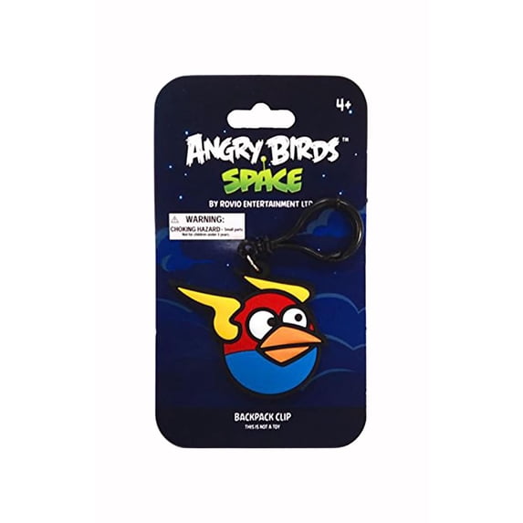 Space Lightning Bird PVC Backpack Clip