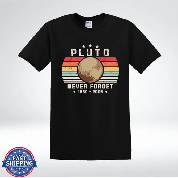 Space Lover Shirt Pluto Planet Humor Vintage Graphic T-Shirt