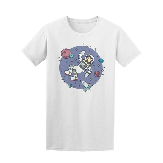Space Man In Space Tee Men's -Image by Shutterstock