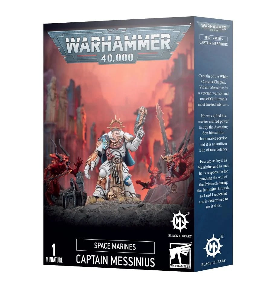 Space Marines Captain Messinius Black Library Warhammer 40,000