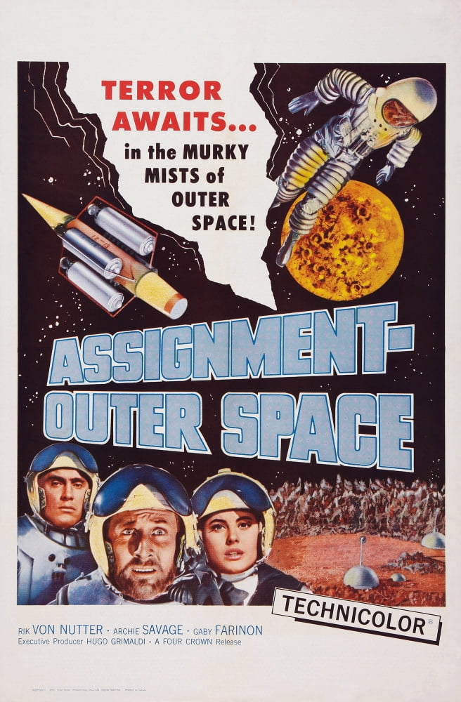 Space Men Canvas Art - (24 x 36)