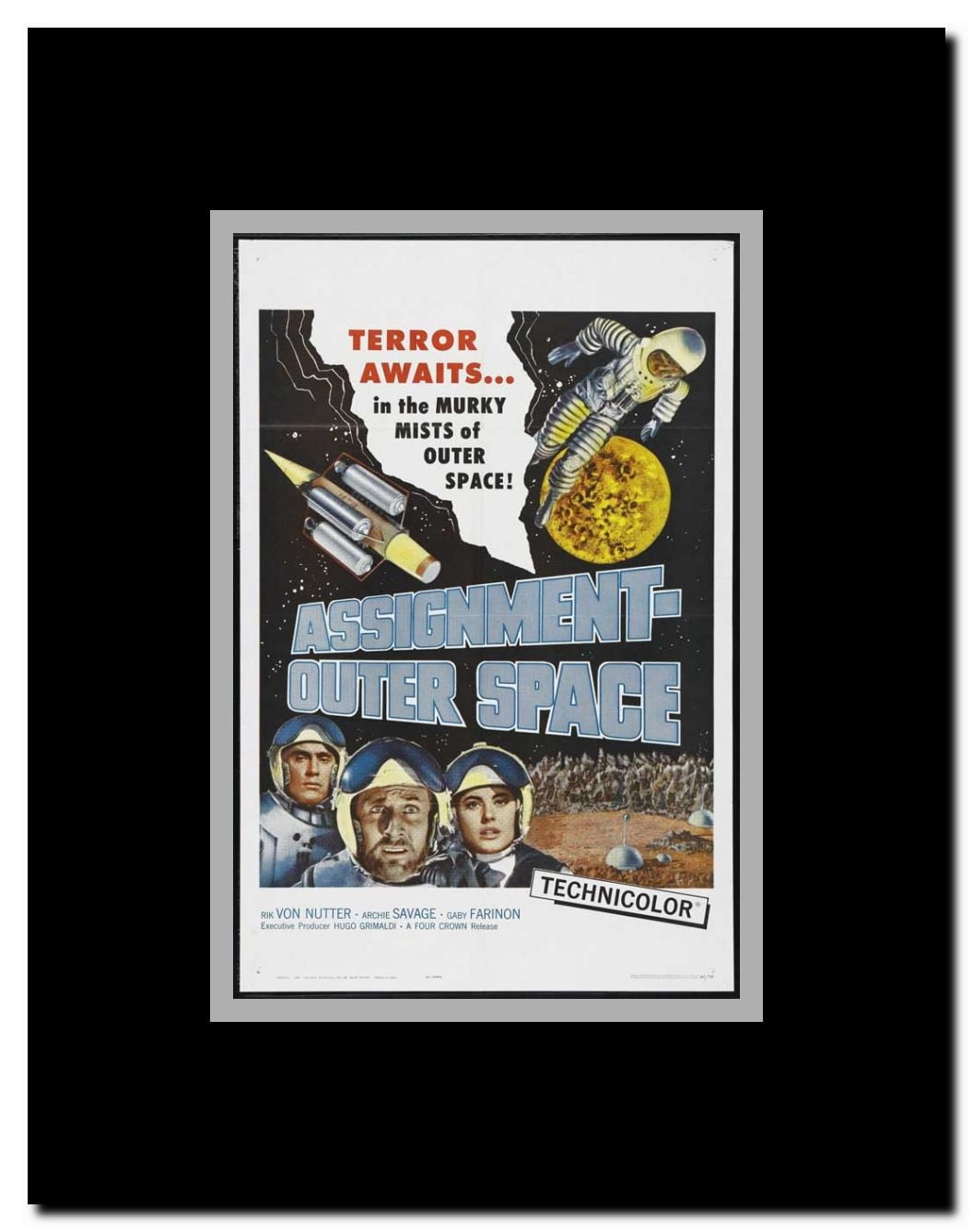 Space Men Framed Movie Poster