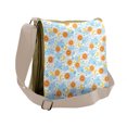 thumbnail image 1 of Space Messenger Bag, Celestial Elements Tile, Unisex Cross-body, by Ambesonne, 1 of 2