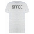 thumbnail image 1 of Space Modern Font Tee Men's -Image by Shutterstock, 1 of 2