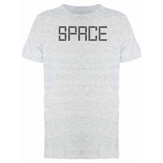 Space Modern Font Tee Men's -Image by Shutterstock