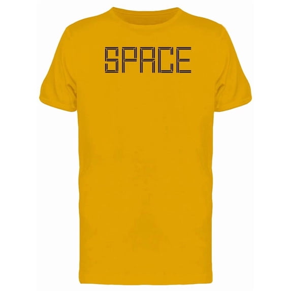 Space Modern Font T-Shirt Men -Image by Shutterstock, Male x-Large