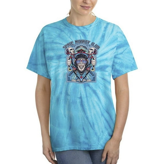 Space Monkey Club Design Tie Dye Cyclone Women - Women , Xtra Large