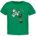thumbnail image 1 of Space Monkey Kelly Green Toddler T-Shirt - 3T, 1 of 1