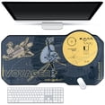 thumbnail image 1 of Space Moon Desk Pad - Scifi Large Mousepad Mat, 1 of 6