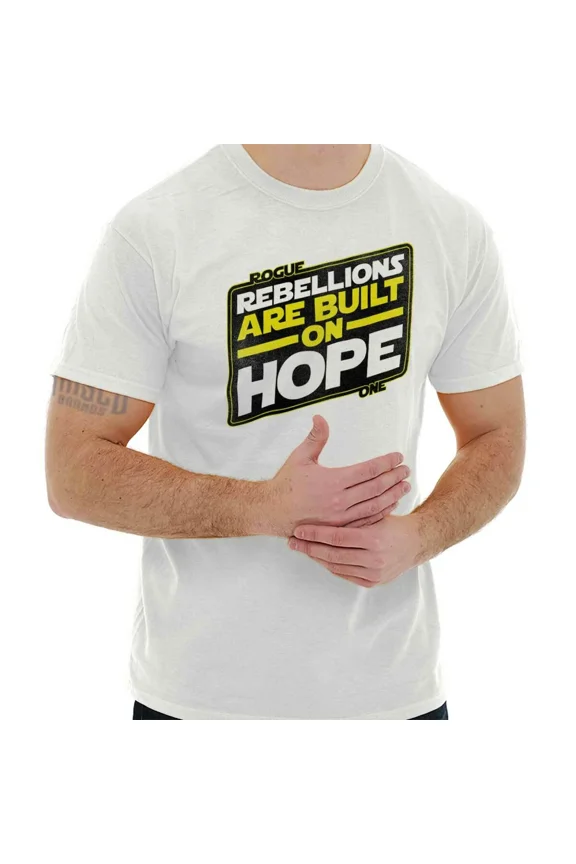 Space Movie Fan Rebellions Are Built On Hope Womens or Mens Crewneck T Shirt Tee | eBay