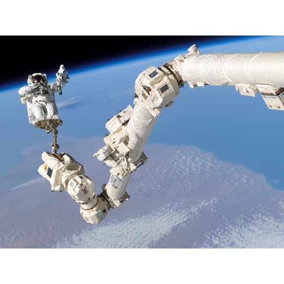 Space NASA Astronaut Canadarm2 Space Station Photo Extra Large XL Wall Art Poster Print