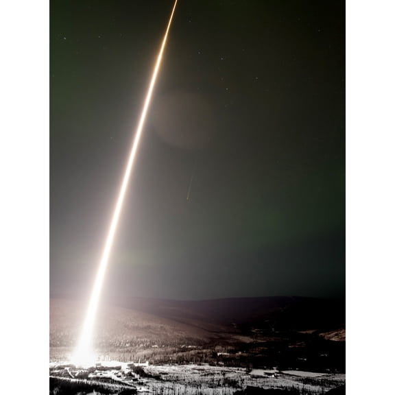 Space NASA Black Brant IX Rocket Launch Photo Extra Large XL Wall Art Poster Print