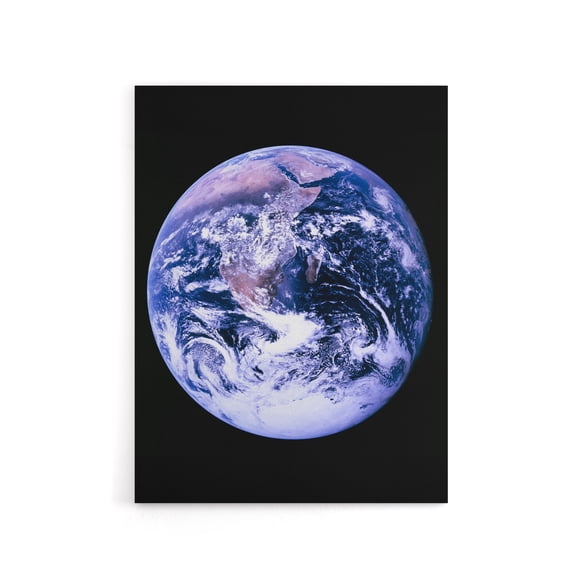 Space NASA Earth Apollo 17 Blue Marble Canvas Wall Art Print 24X32"