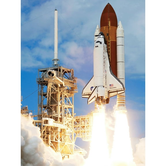 Space NASA Shuttle Discovery Rocket Launch Photo Extra Large XL Wall Art Poster Print