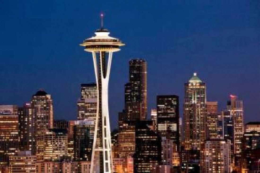 Space Needle I Canvas Art - Bob Stefko (12 x 18)