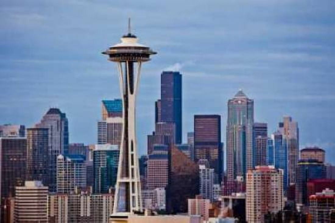Space Needle II Canvas Art - Bob Stefko (24 x 36)