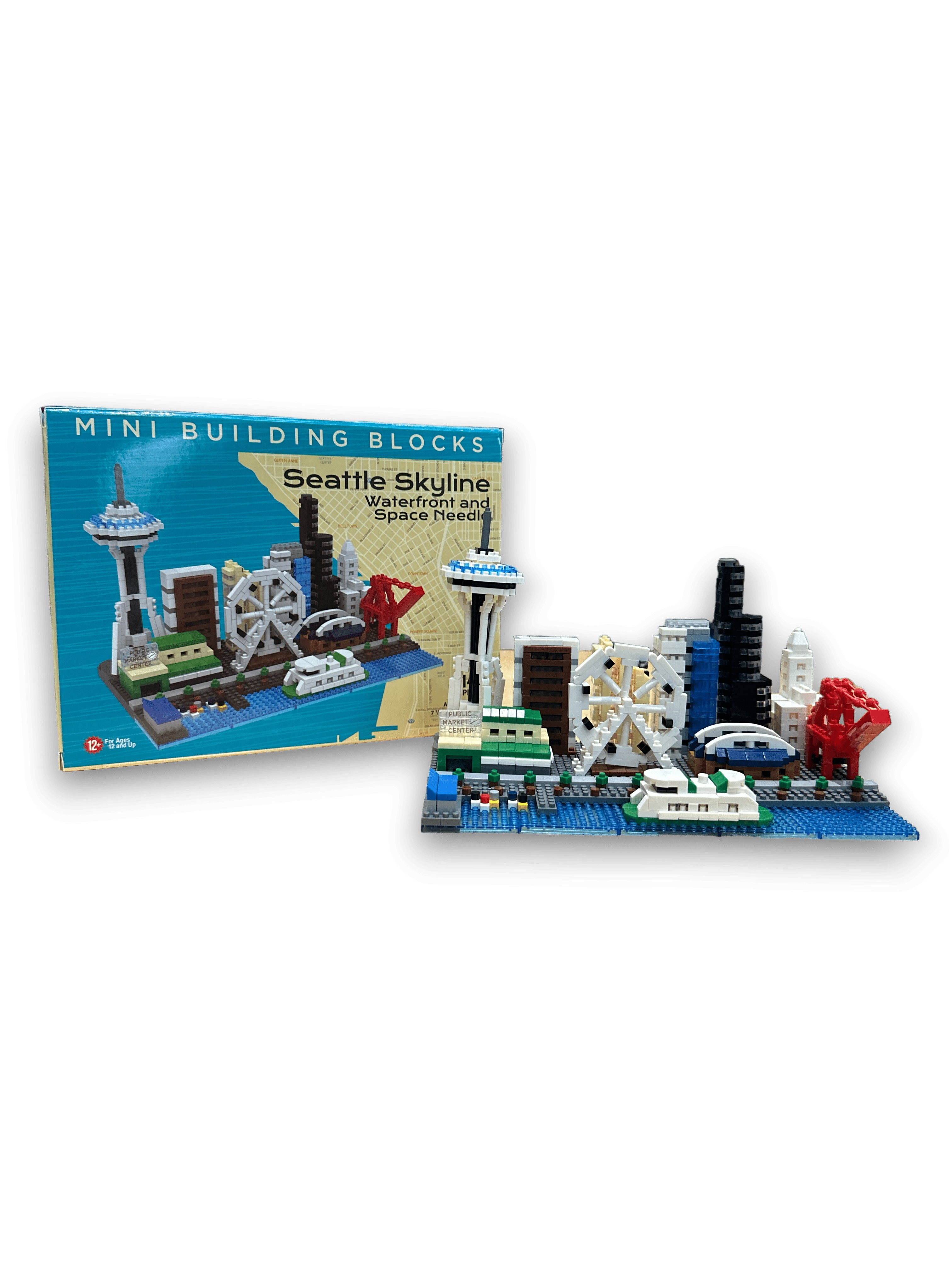 Space Needle Officially Licensed Seattle Waterfront Mini Blocks