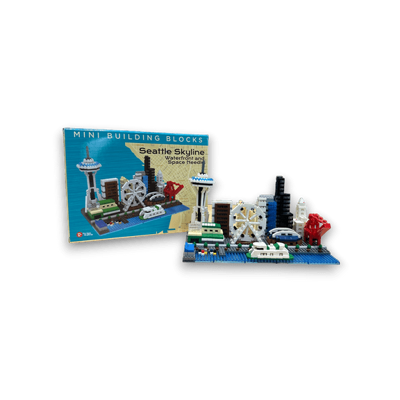 Space Needle Officially Licensed Seattle Waterfront Mini Blocks