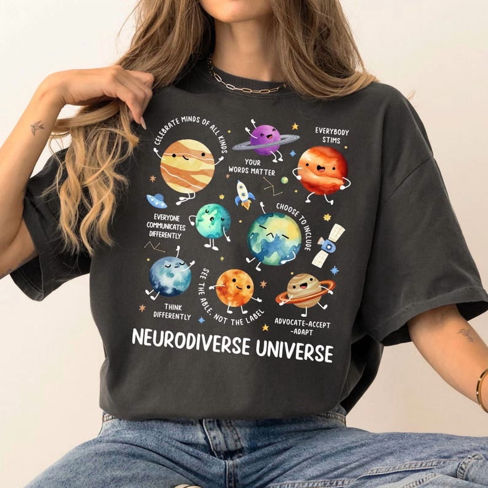 Space Neurodiversity Shirt, Neurodiverse Shirt, Sped Teacher Shirt, Autism Awareness Shirt, Special Education Shirt, Autism Shirt
