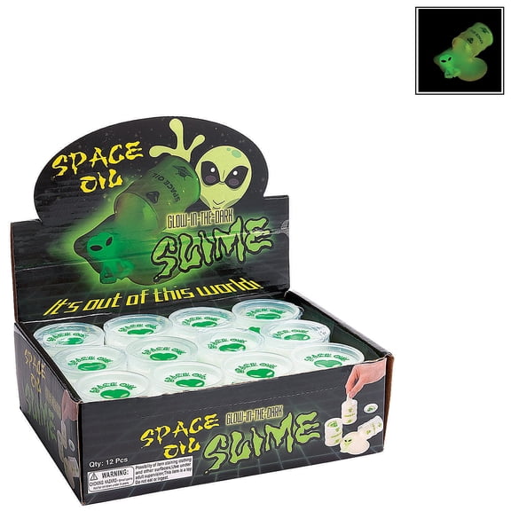 Space Oil Slime (Upc) - Party Favors - 12 Pieces
