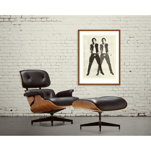 Space Outlaw Laser Pistol Handprinted Silkscreen Retro Style Version Beta Mid-Century Modern Wall Art, Unframed Poster