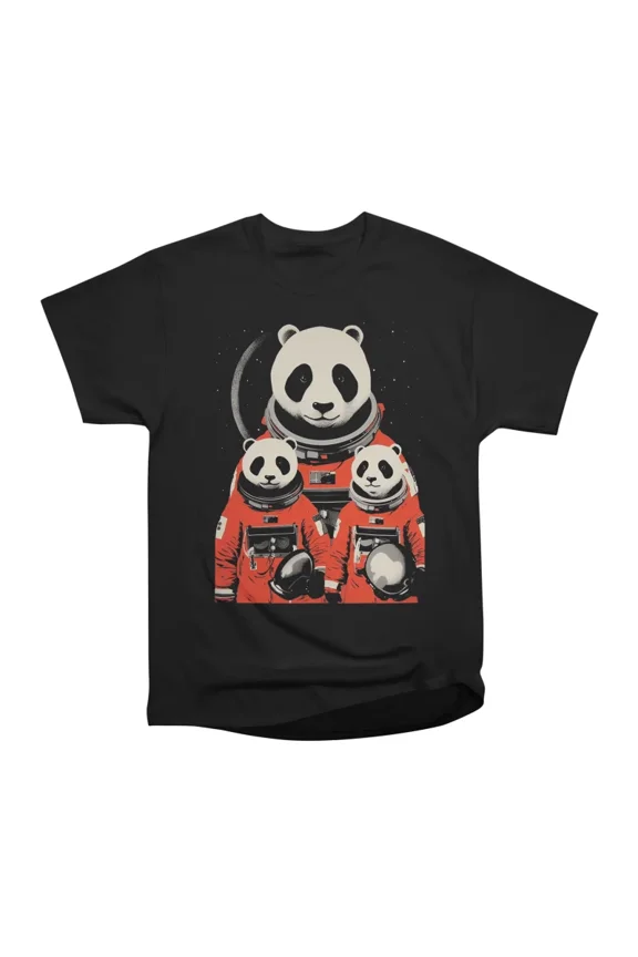 Space Panda Crew T-Shirt Tee Gift For Him Merch For Her Apparel For Friend