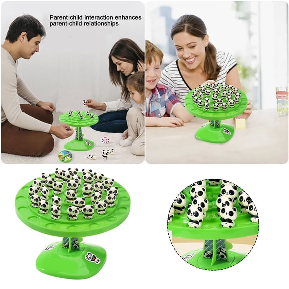 Space Panda Educational Tabletop Game for Kids Educational Toy Cluster 1 Set,6.69x5.51 inch,Green