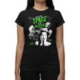 thumbnail image 1 of Space Pizza Invasion Graphic Tee T-shirt Women's, 1 of 3