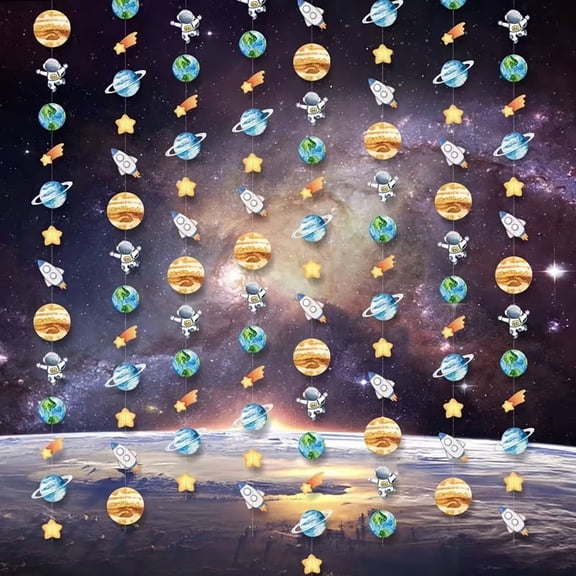 Space Planet Paper Confetti - Astronaut Themed Party Decorations for Kids and Adults