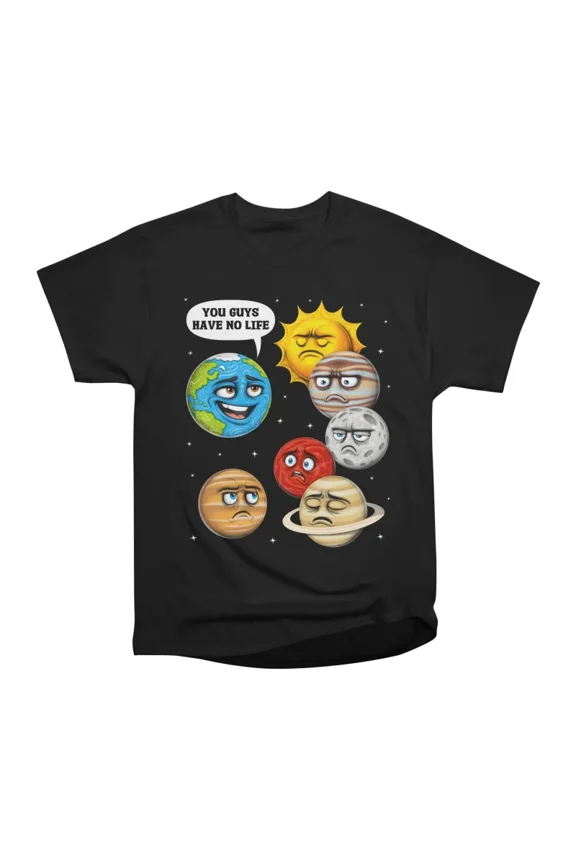 Space Planets Astronomy T-Shirt Tee Gift For Him Merch For Her Apparel For Friend
