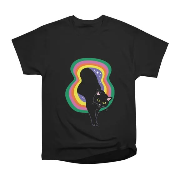 Space Portal Cats T-Shirt Tee Gift For Him Merch For Her Apparel For Friend
