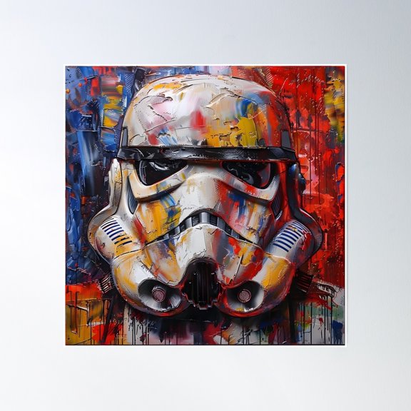 Space Poster Wall Art, Modern Wall Decor, 16x16 UNFRAMED