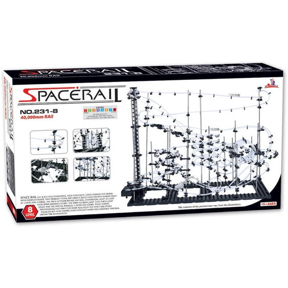 Space Rail 40,000Mm Rail Marble Game, Level 8