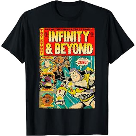 Space Ranger Inspired, Retro Comic Style, Adventure Theme, Graphic, Short Sleeve T-Shirt