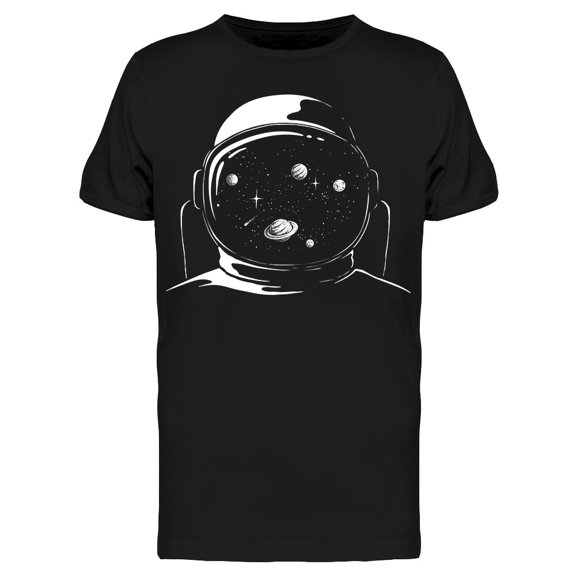 Space Reflection Astronaut T-Shirt Men -Image by Shutterstock, Male Medium