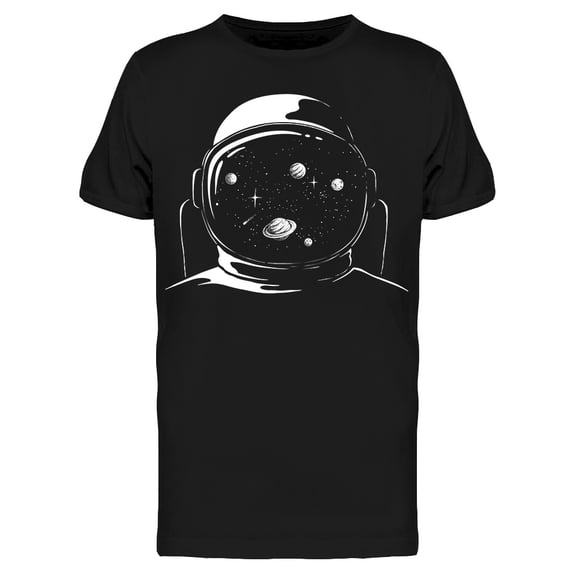 Space Reflection Astronaut T-Shirt Men -Image by Shutterstock, Male Small