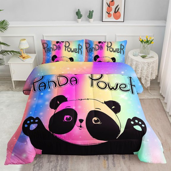 Space Rocket Comforter Set 3D Outer Space Printed Bedding Set with 1 Comforter and 2 Pillowcases for Boys and Girls Bedroom All Season(Rocket )