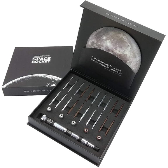 Space Rocket by Magnet Driver | Precision Screwdriver Kit with Magnetic Extender