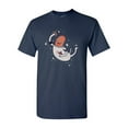 thumbnail image 1 of Space Sausage BeanePod Artworks Art Funny DT Adult T-Shirt Tee, 1 of 2
