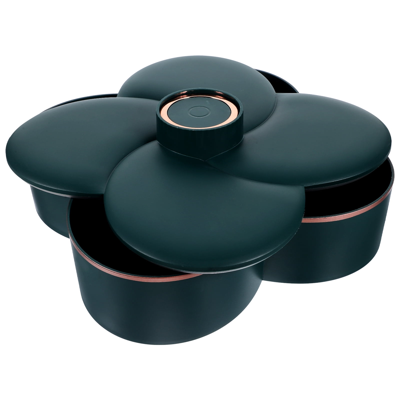 JLFNYA Snack Box,Candy Shapes Condiment Containers With Lids,Divided Serving Tray With Lid - View #3
