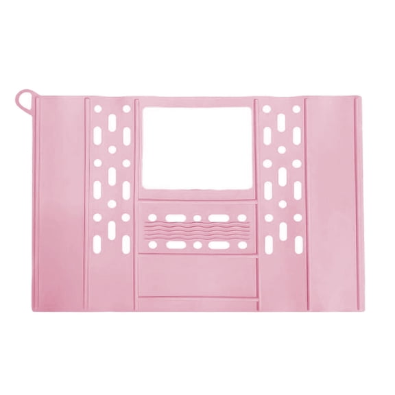 Space Save Sink Cover Silicone Makeup Organizers Mat for Countertop Bathroom