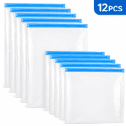 Compression Bags Vacuum Bags Travel Essentials, 12 Pack Space Saver Bags Storage Accessorie and Home Packing Organizers