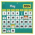 thumbnail image 1 of Space-Saver Calendar Pocket Chart - 1 pocket chart, 64 cards, 1 of 3