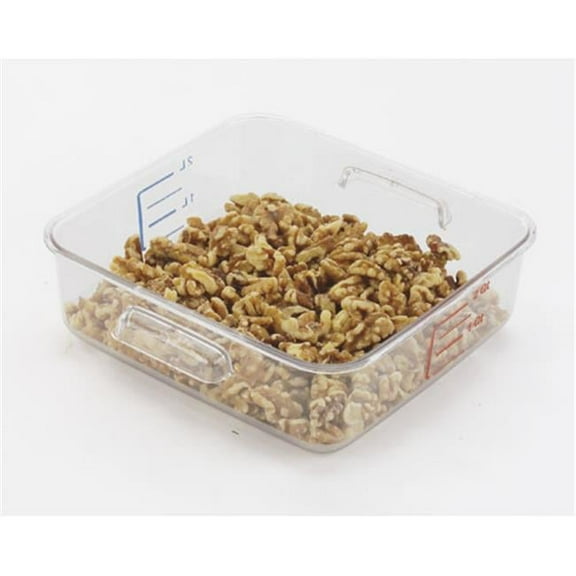Space Saver Sq Container 2Qt 8.75X8.3X2.7 Cle