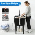 thumbnail image 1 of Space Saver Utility Sink Freestanding Space Saving Laundry Tub Rotatable Faucet, 1 of 12