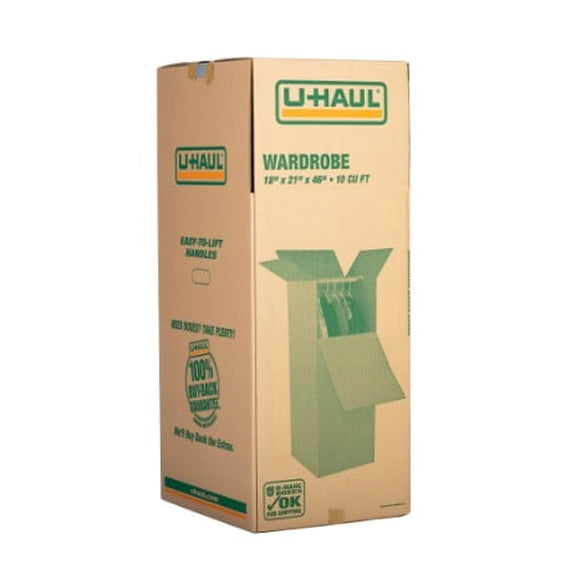 Space Saver Wardrobe Moving Box 39.5 x 65 x 1/4 - Each