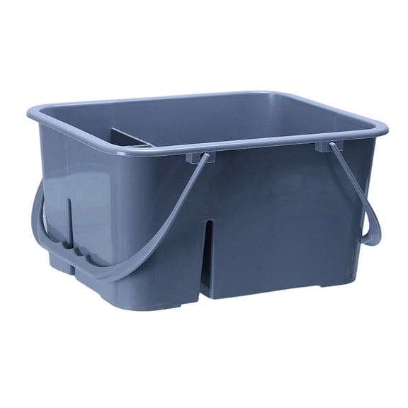4 Compartment Tool Organizers Basket With Double Handles For Easy Carrying And Storage ABS Plastic Bucket Multipurpose