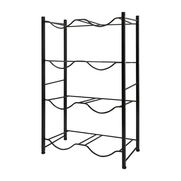 Space-Saving 4-Tier Water Jug Rack, Carbon Steel Construction for 8 x 5-Gallon Bottles, Anti-Rust, Easy Access and Cleaning, No Drilling Required